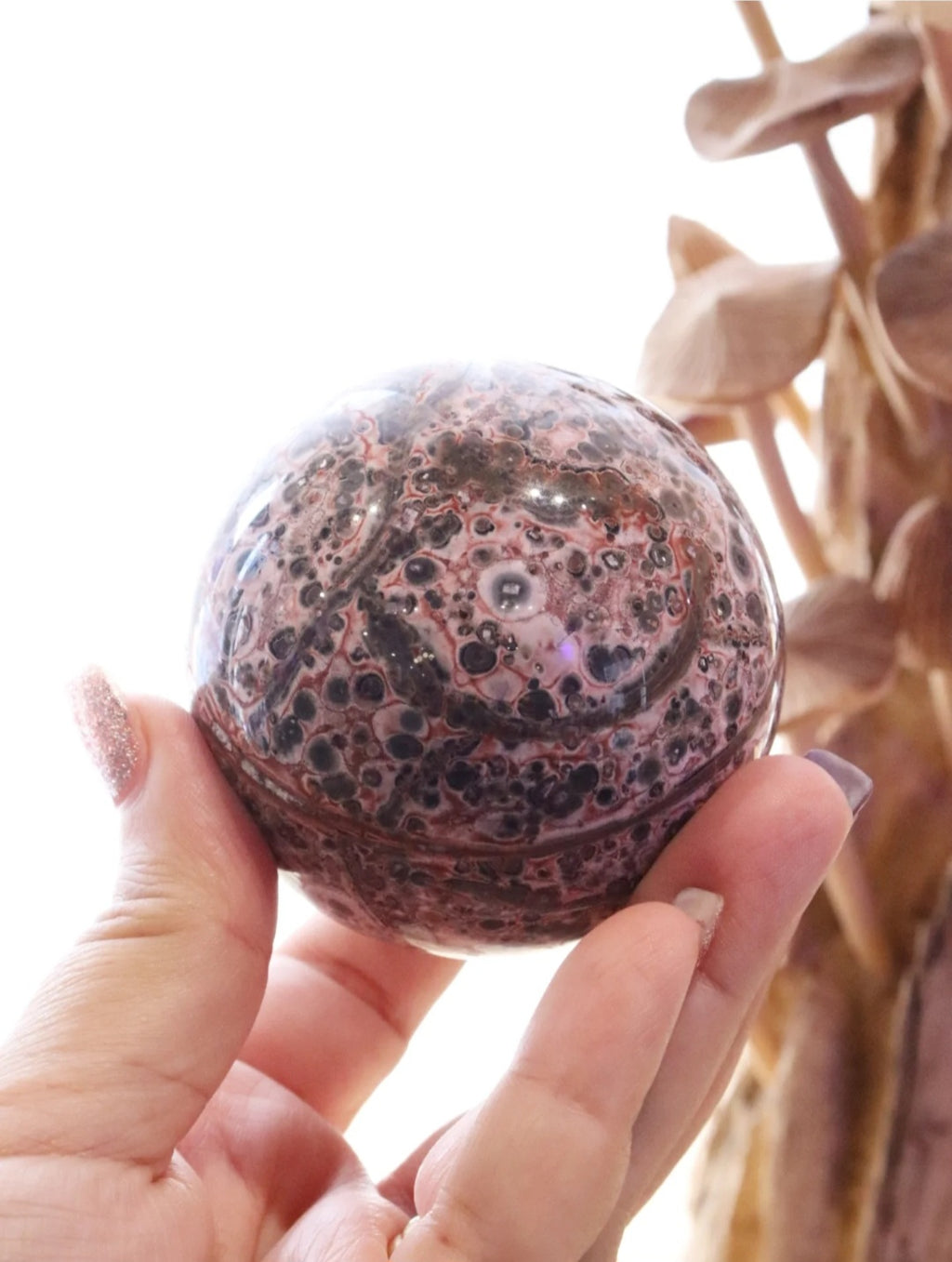 Leopard Skin Jasper Sphere | 349g