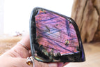 Labradorite Polished Pink + Purple | Free-Form 350g