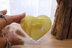 Yellow Calcite Heart | 209g