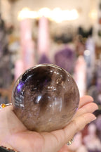 Smokey Quartz Sphere + Stand | 780g