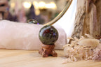 Dragon's Blood Jasper Sphere + Stand | 98g