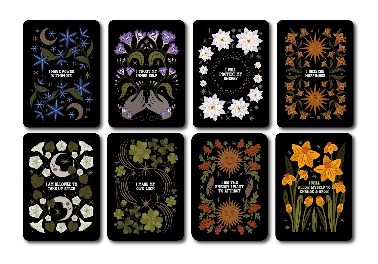 Celestial Flora Affirmations: 52 Empowering Affirmation Cards To Connect To Nature’s Magical Wisdom
