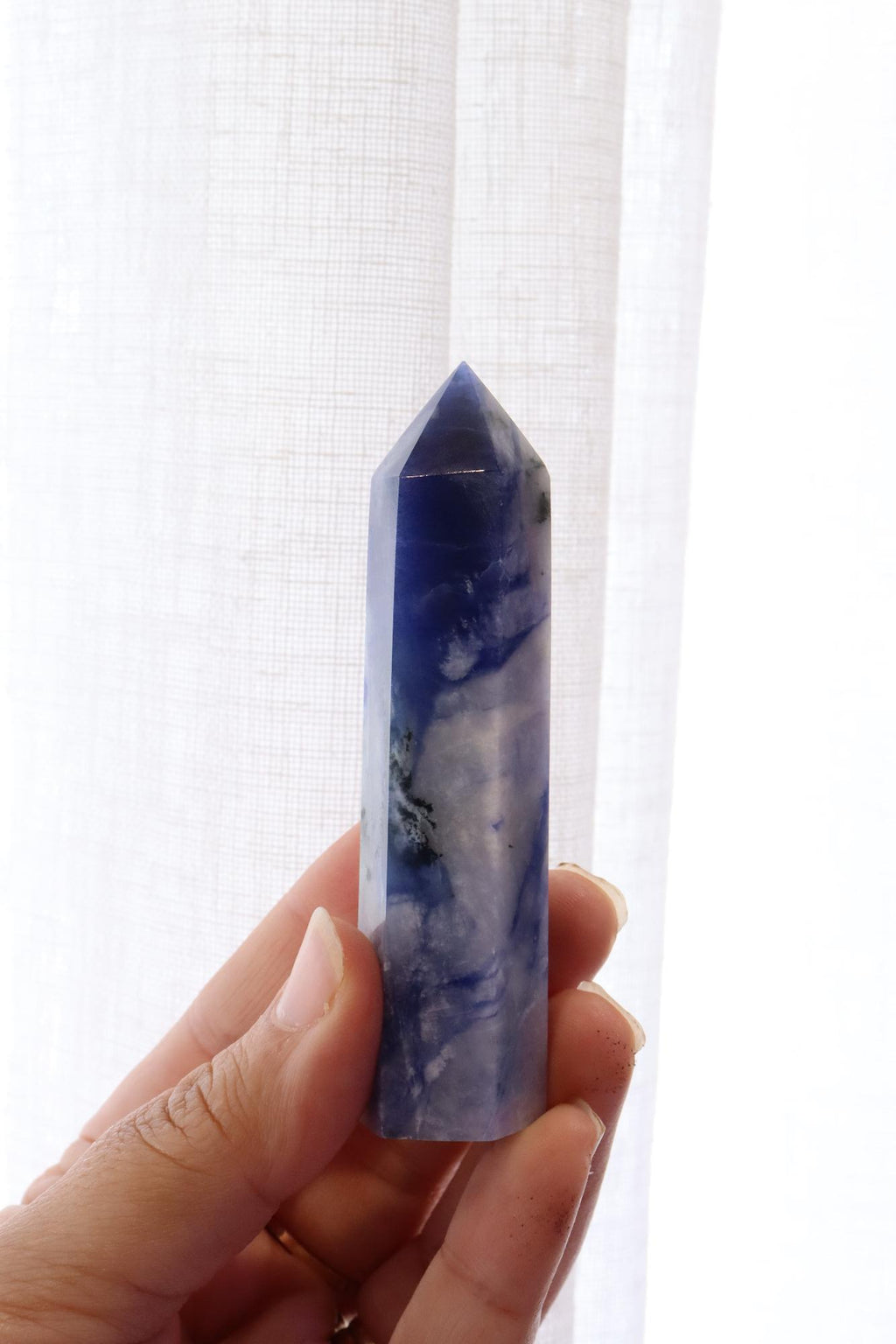 Blue Afghanite Points
