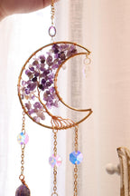 MoonLight Suncatcher | Amethyst