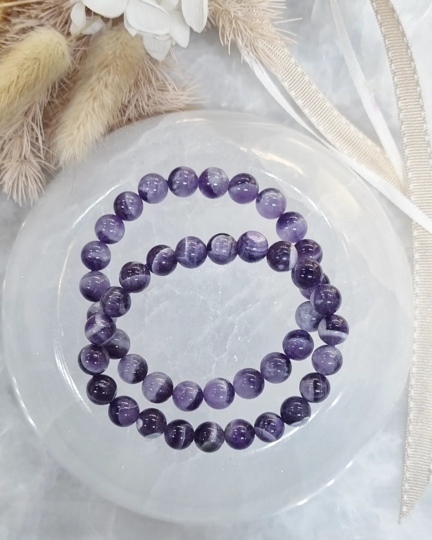 Chevron Amethyst | 8mm