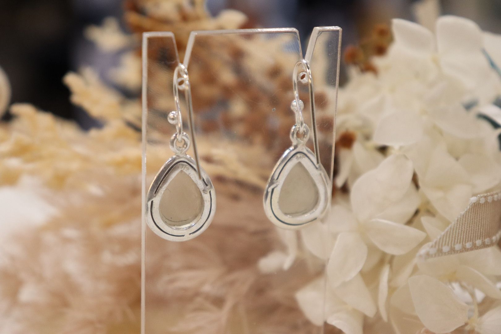 Libyan Desert Glass | Earrings Tear Drop