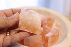 Calcite Rhomb | Optical Orange Calcite Raw