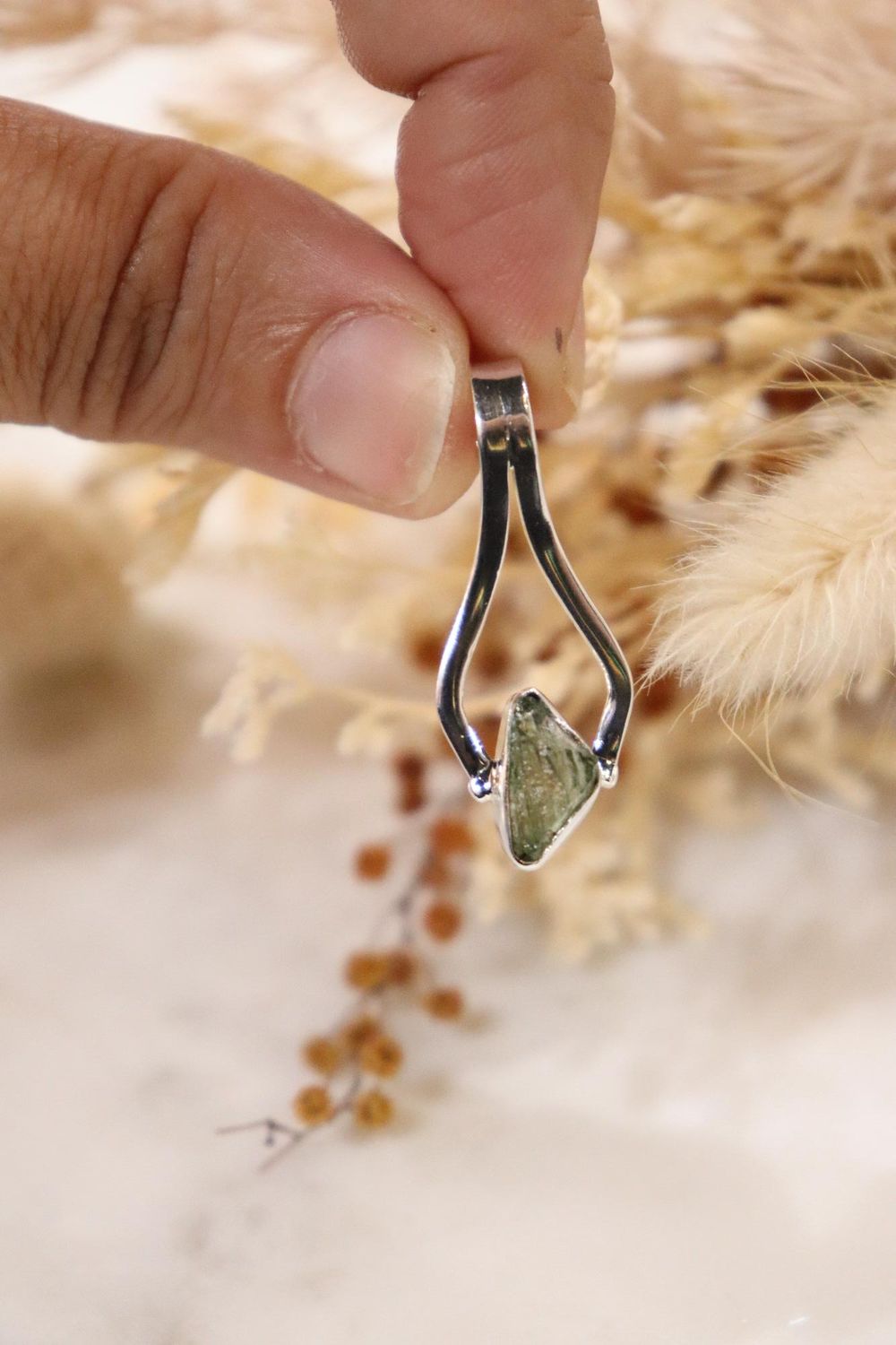 Moldavite Pendant Eye | 2.1g