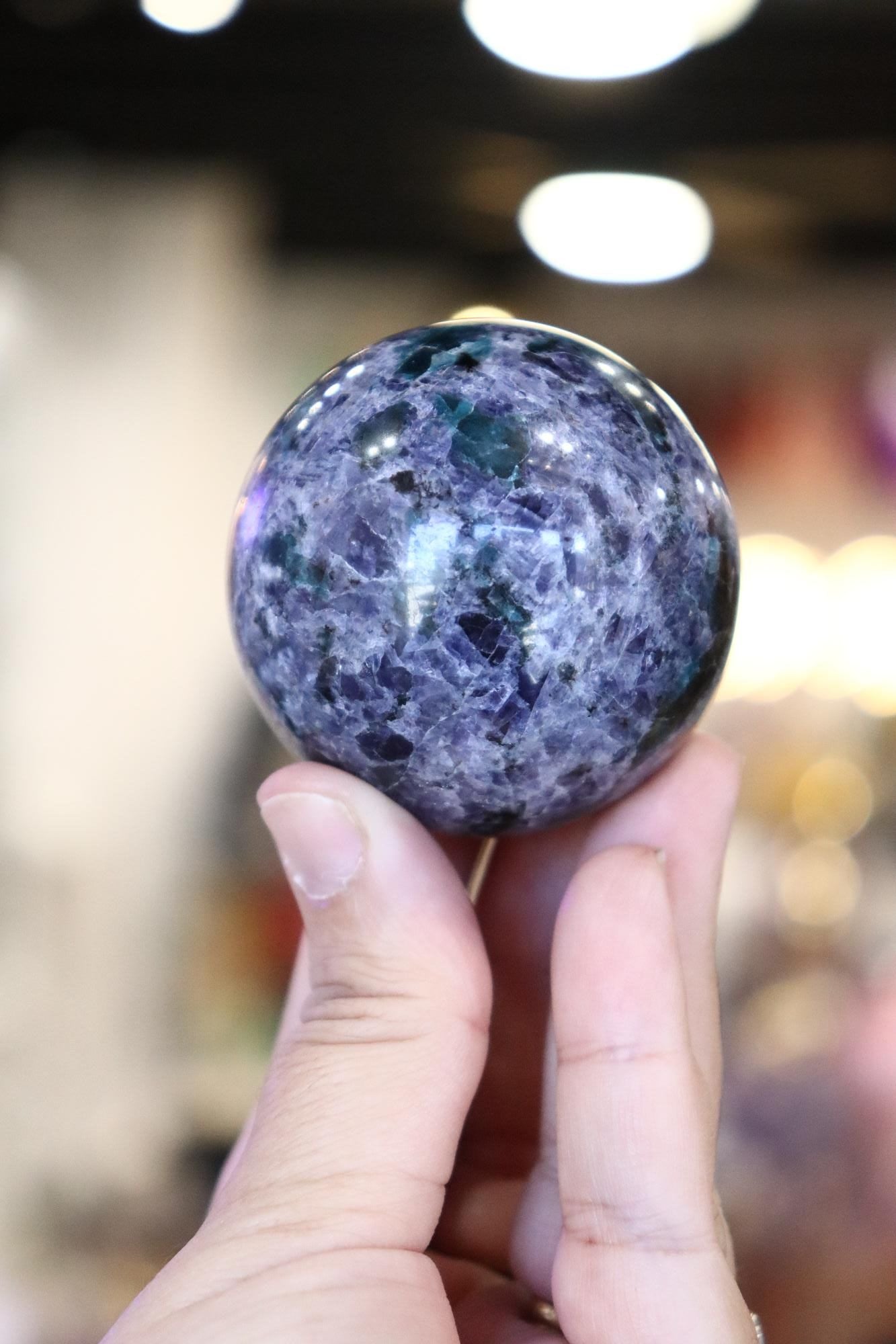 Iolite Emerald Sphere | 226g