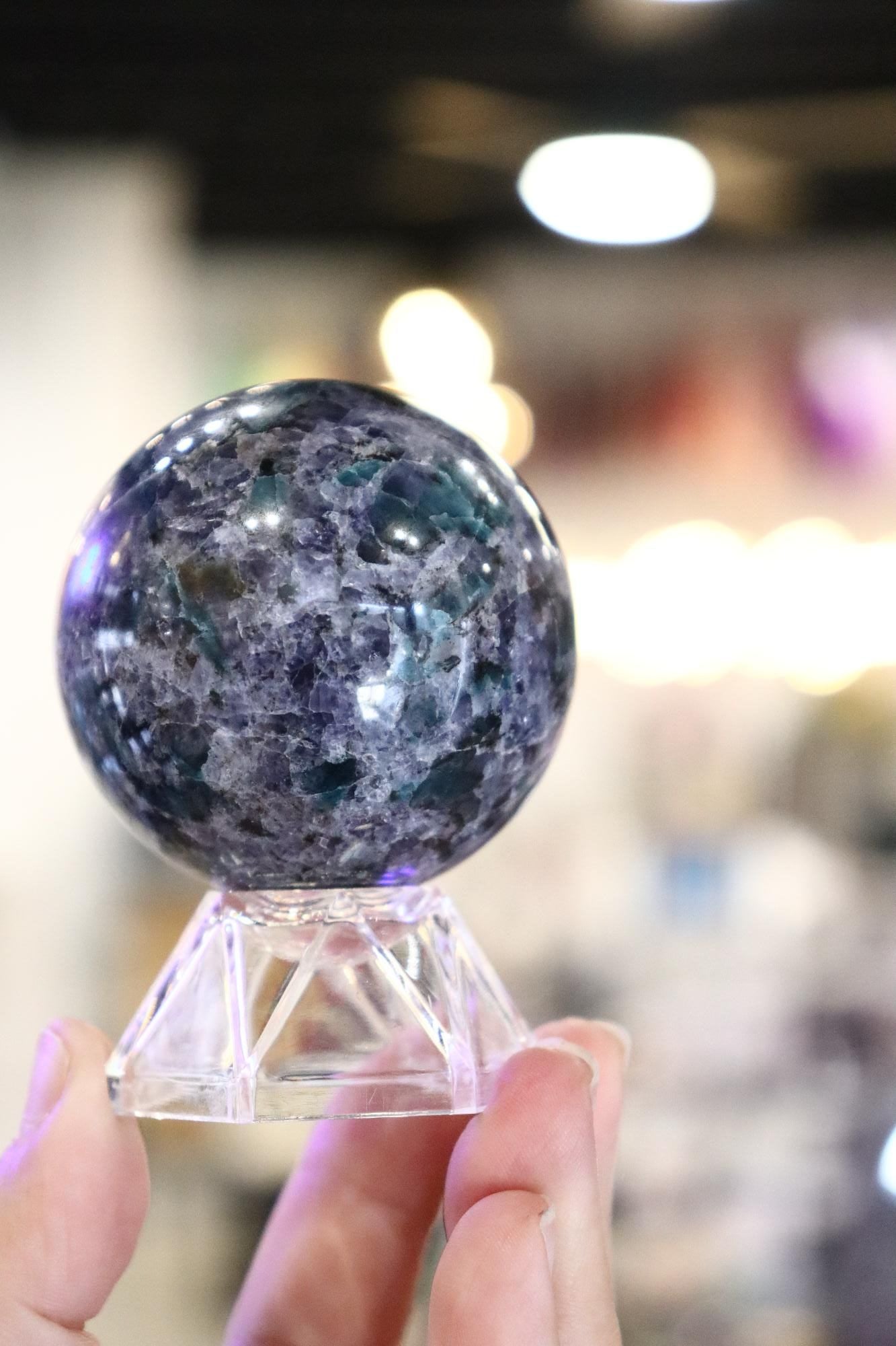 Iolite Emerald Sphere | 226g