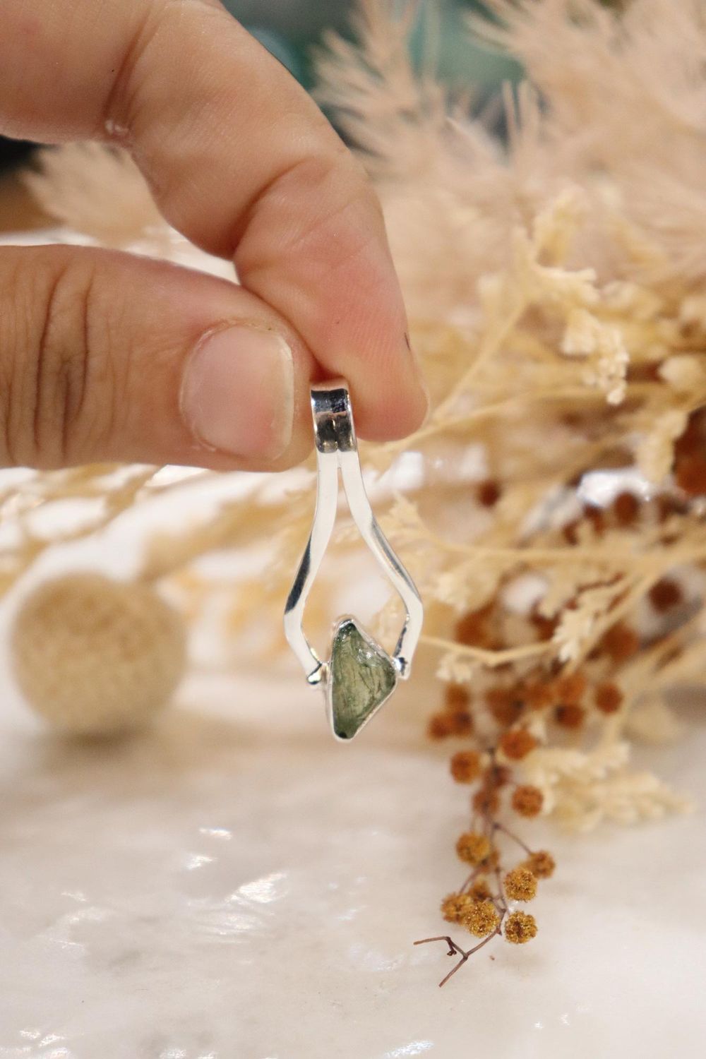 Moldavite Pendant Eye | 2.1g
