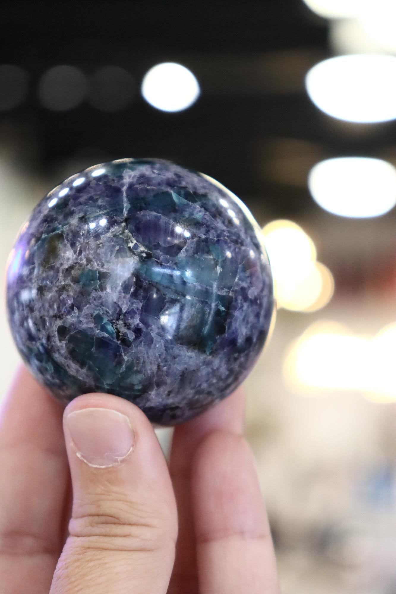 Iolite Emerald Sphere | 226g