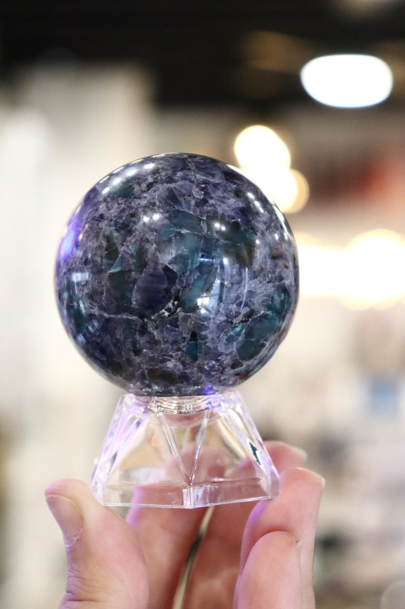 Iolite Emerald Sphere | 226g