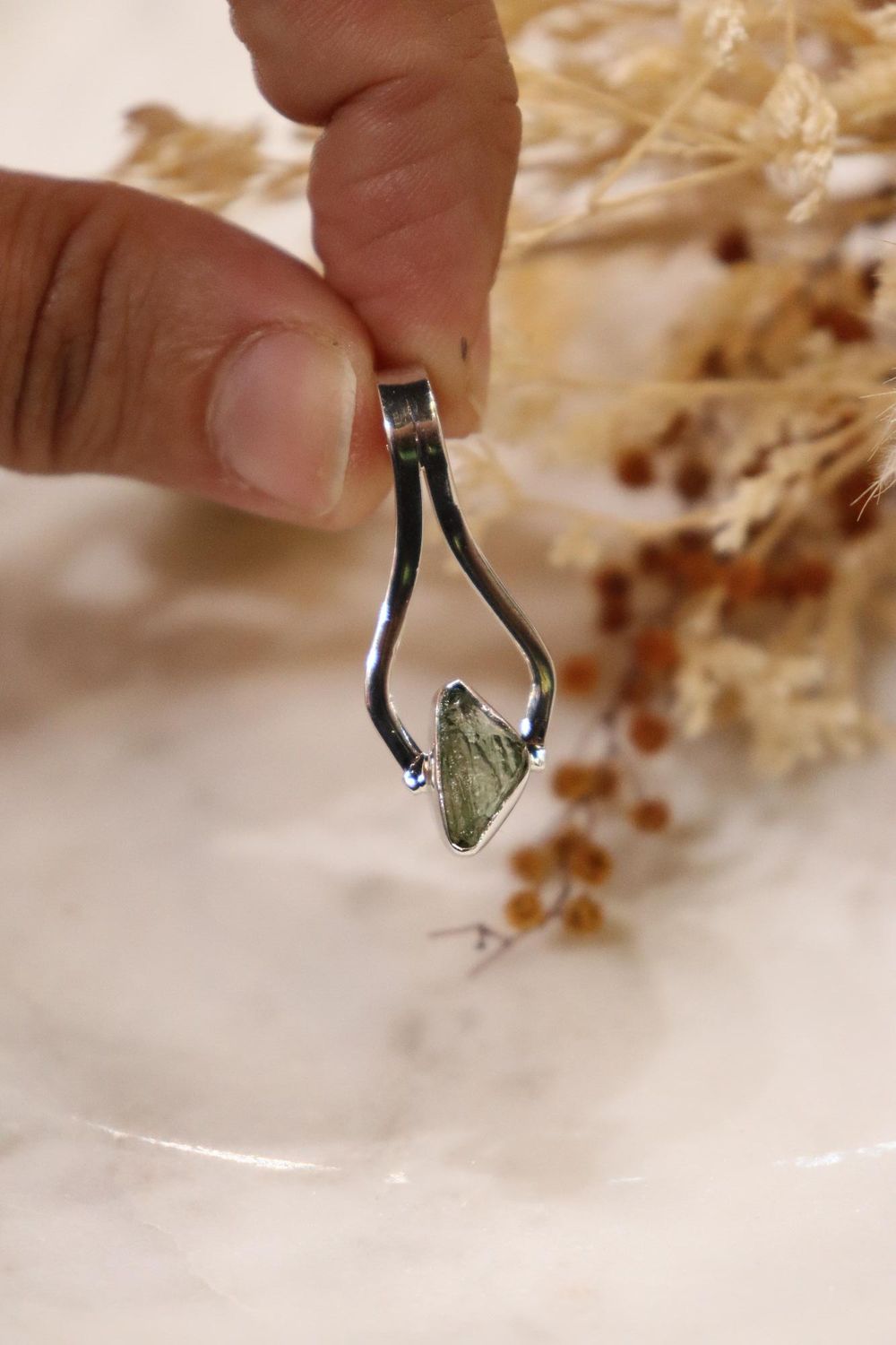 Moldavite Pendant Eye | 2.1g