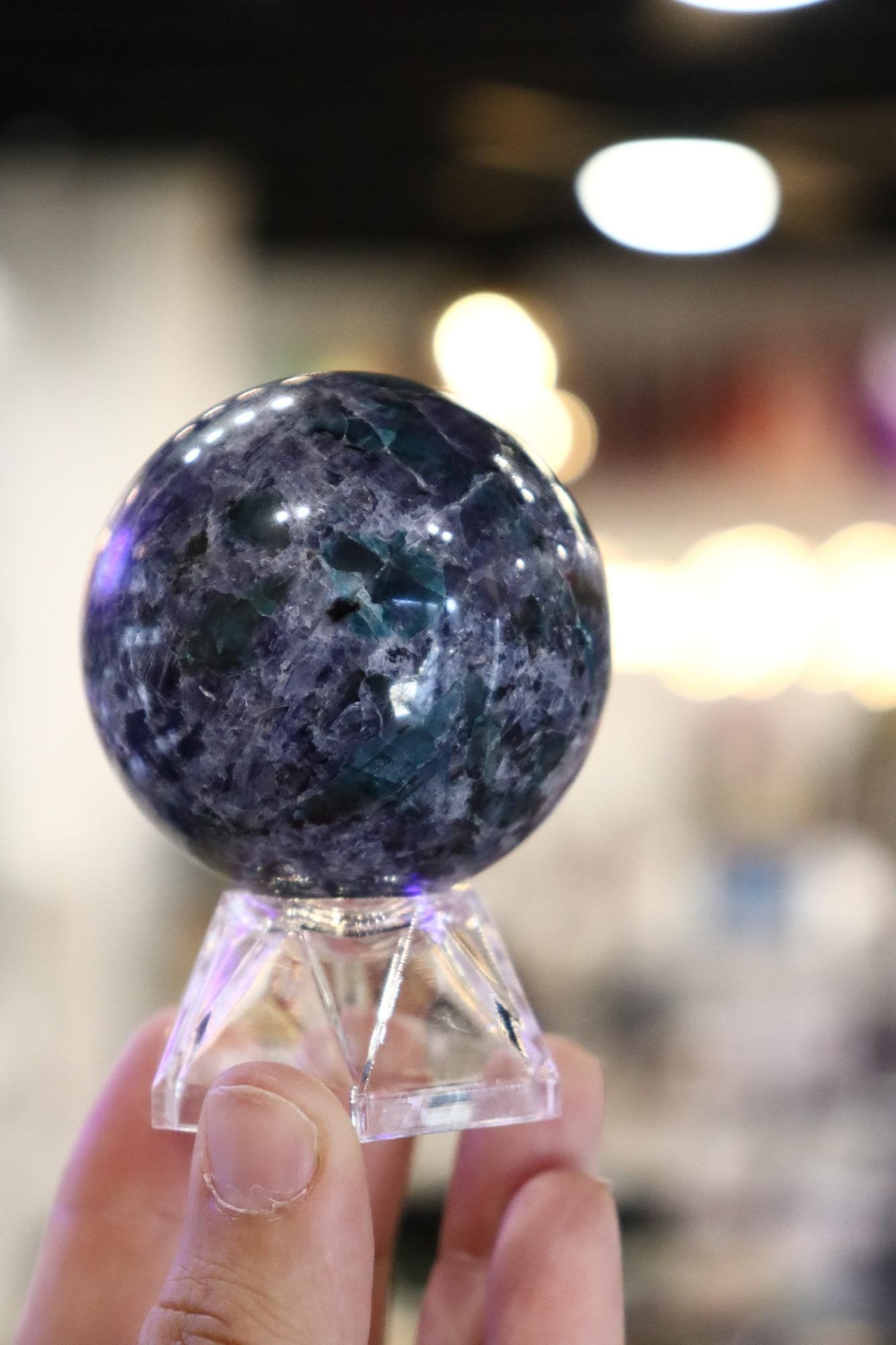 Iolite Emerald Sphere | 226g
