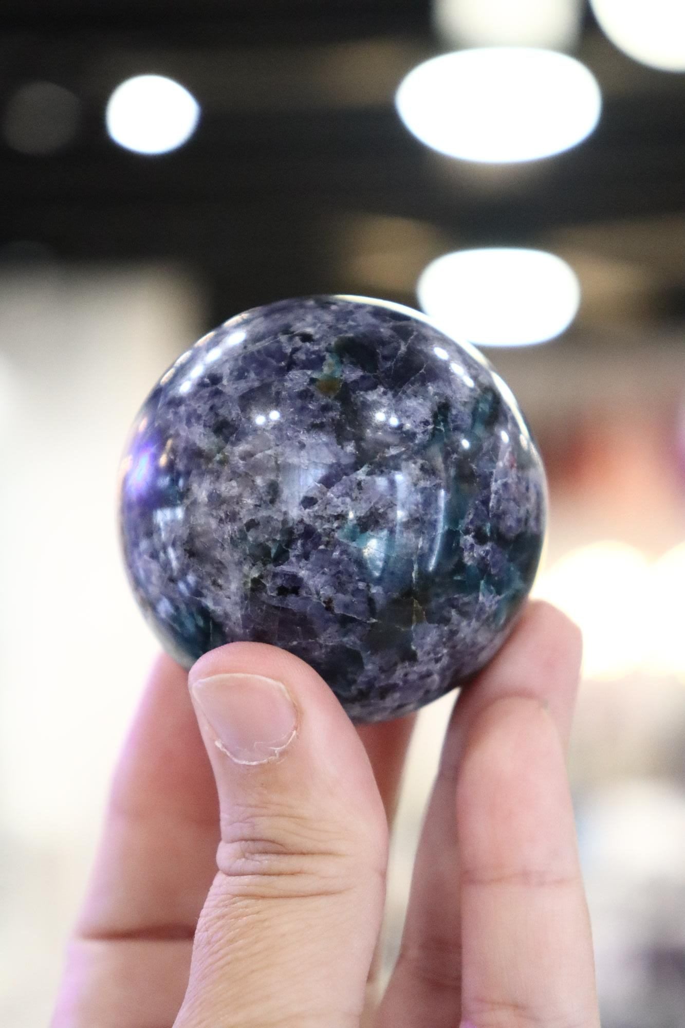 Iolite Emerald Sphere | 226g