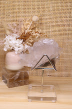 Garden Quartz Flower Carving + Stand | 553g