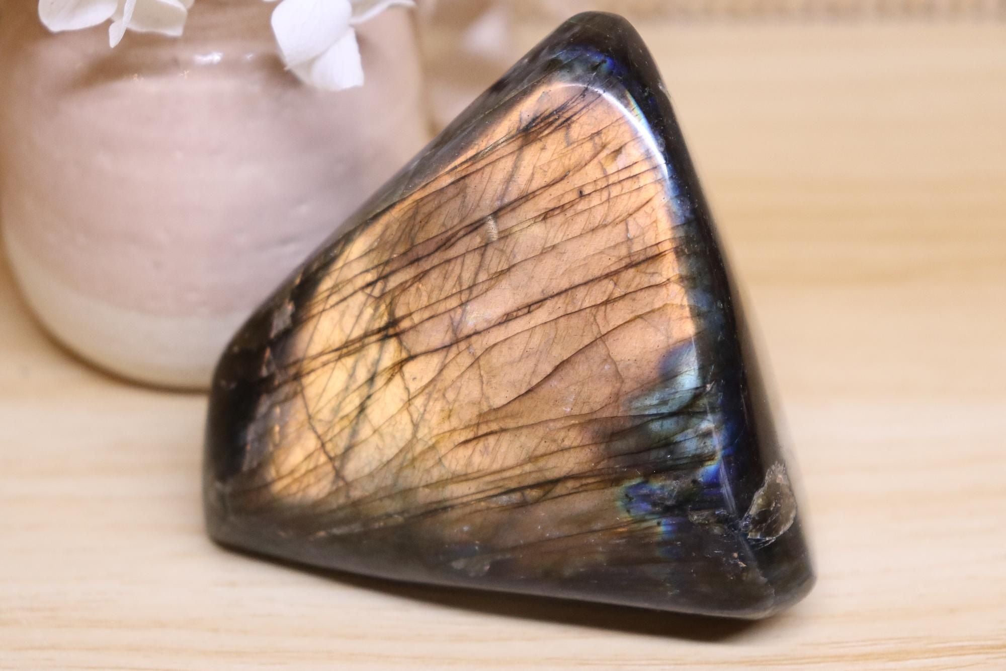 Labradorite Polished Orange | Free-Form 348g