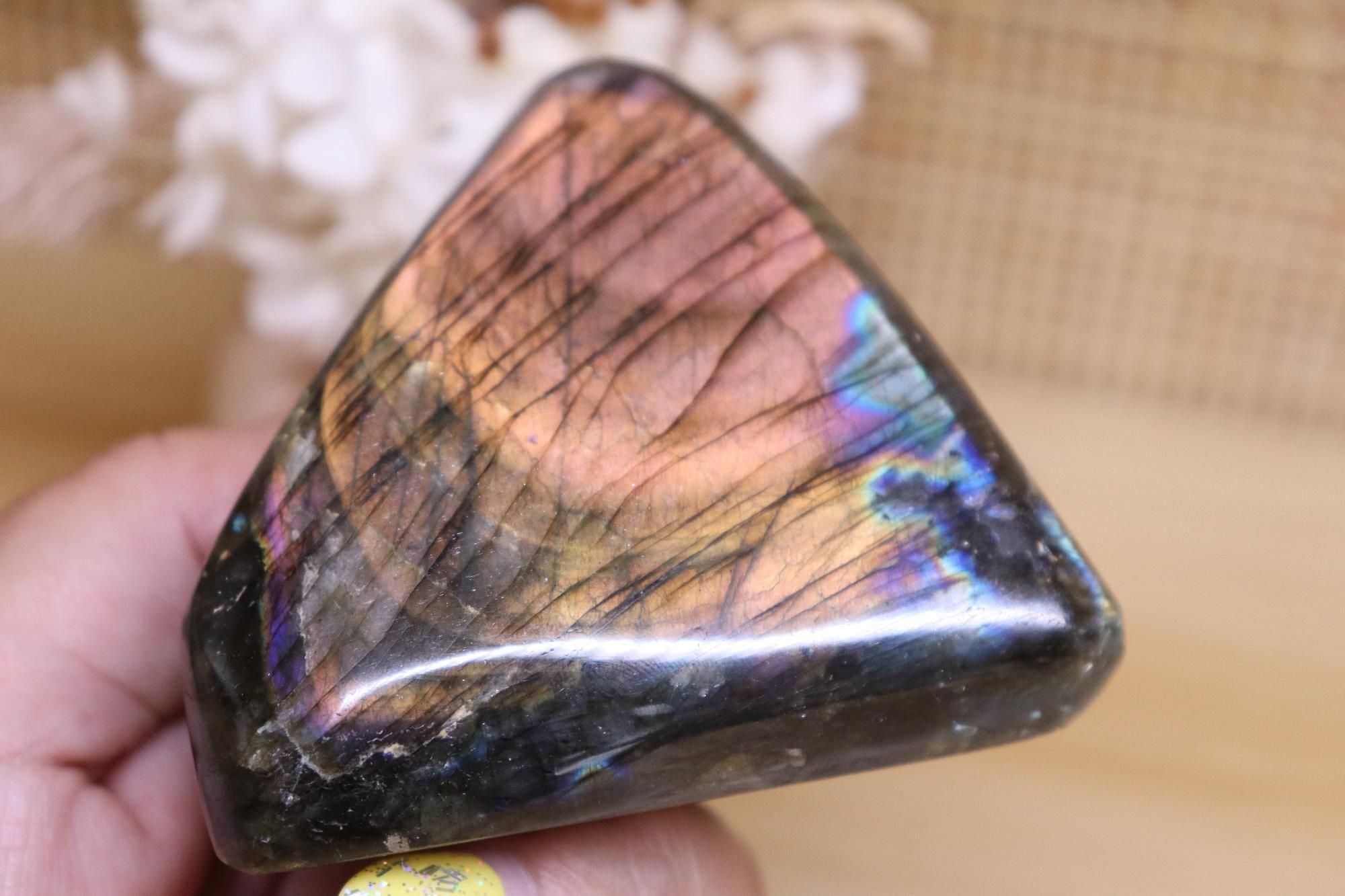 Labradorite Polished Orange | Free-Form 348g