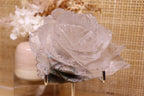 Garden Quartz Flower Carving + Stand | 553g