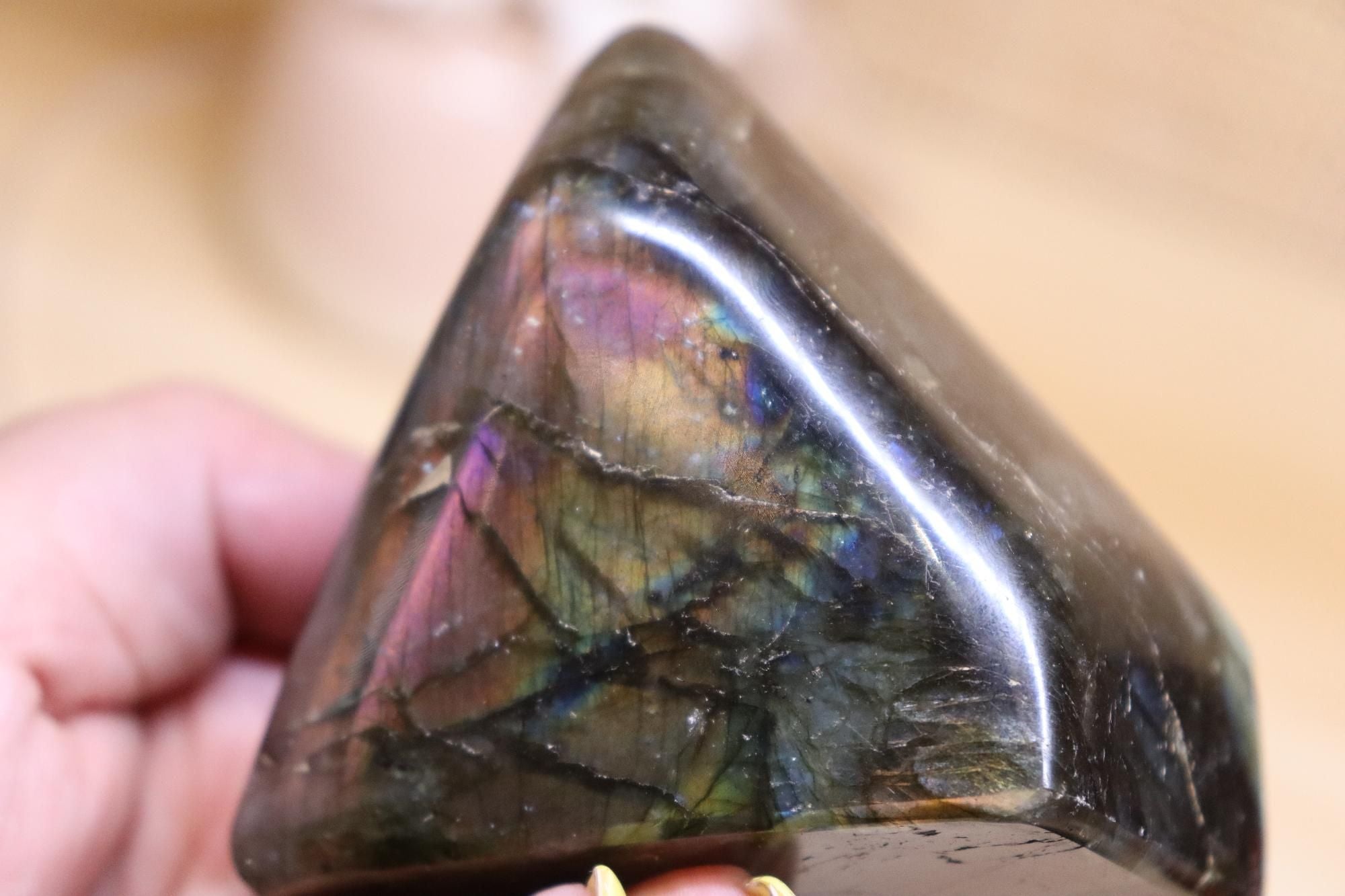 Labradorite Polished Orange | Free-Form 348g