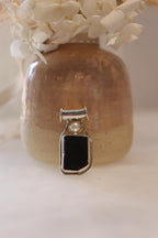 Shungite & Pearl Pendant