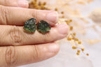 Moldavite Raw Earrings | 2.8g