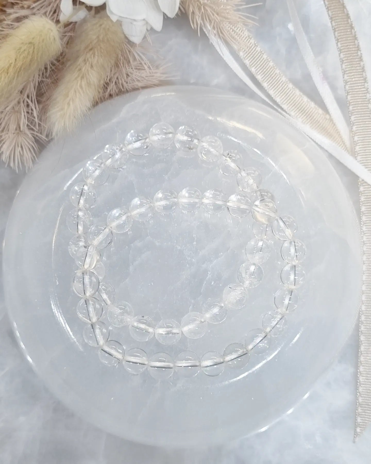 Clear Quartz Bracelet | 8mm