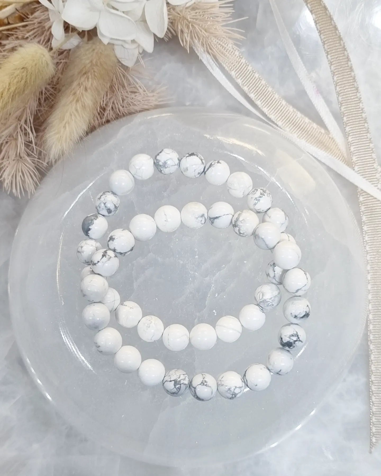 Howlite Bracelet | 8mm