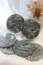 Moss Agate Round Slab