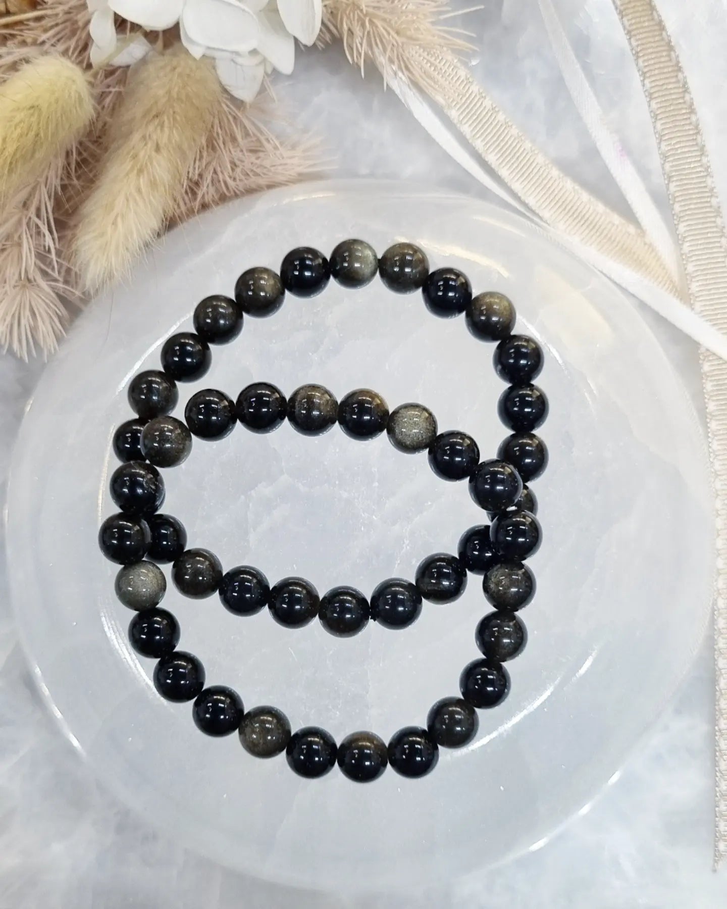 Golden Obsidian Bracelet | 8mm
